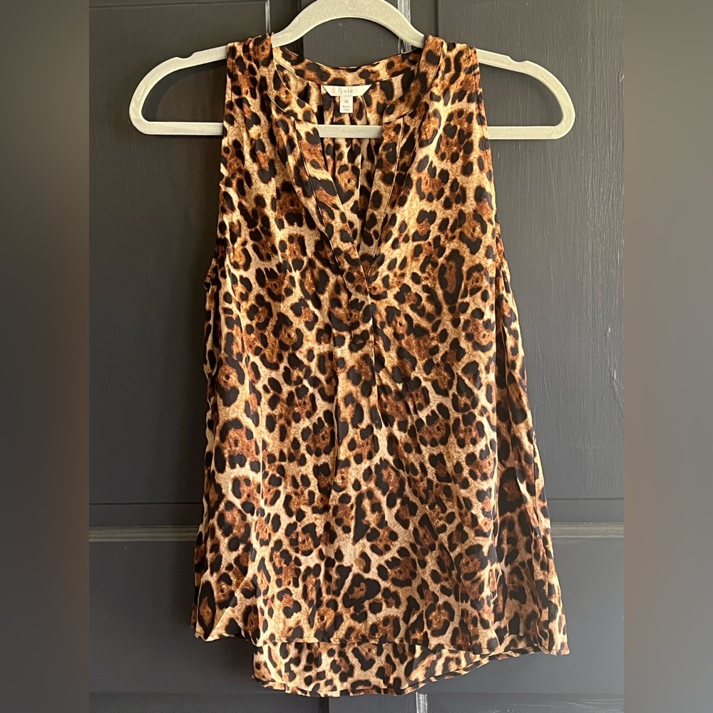 Joie silk popover sleeveless top, M